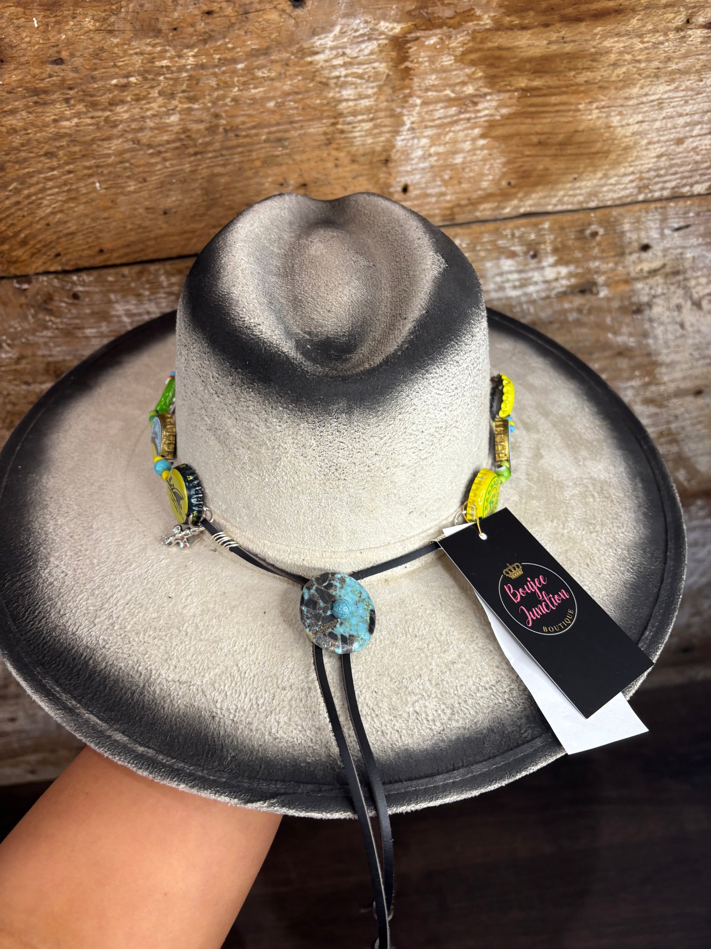 Handmade Summertime Bottle Cap Hat Band