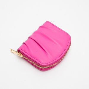 Leatherette Zipper Wallet