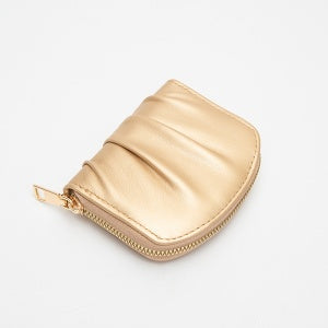 Leatherette Zipper Wallet