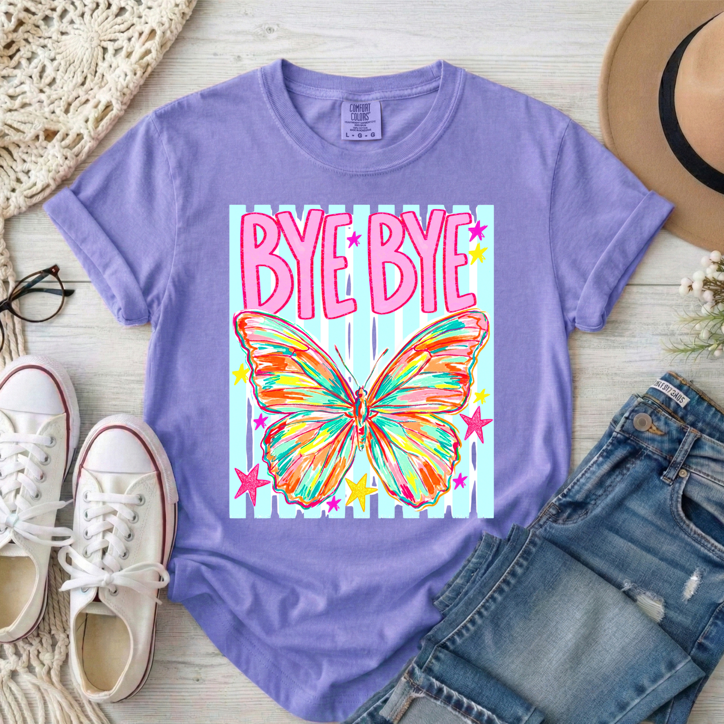 Bye Bye Butterfly Transfer