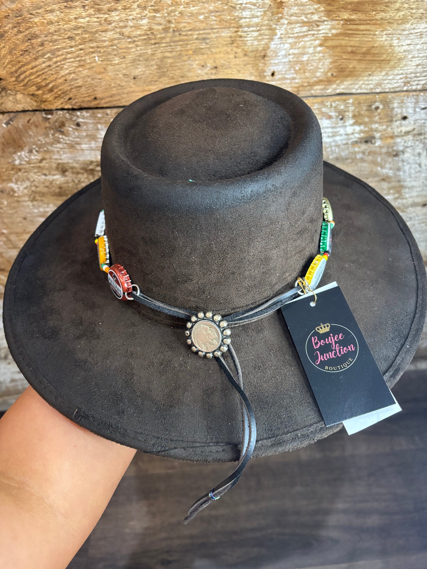 Handmade World Beer Bottle Cap Hat Band