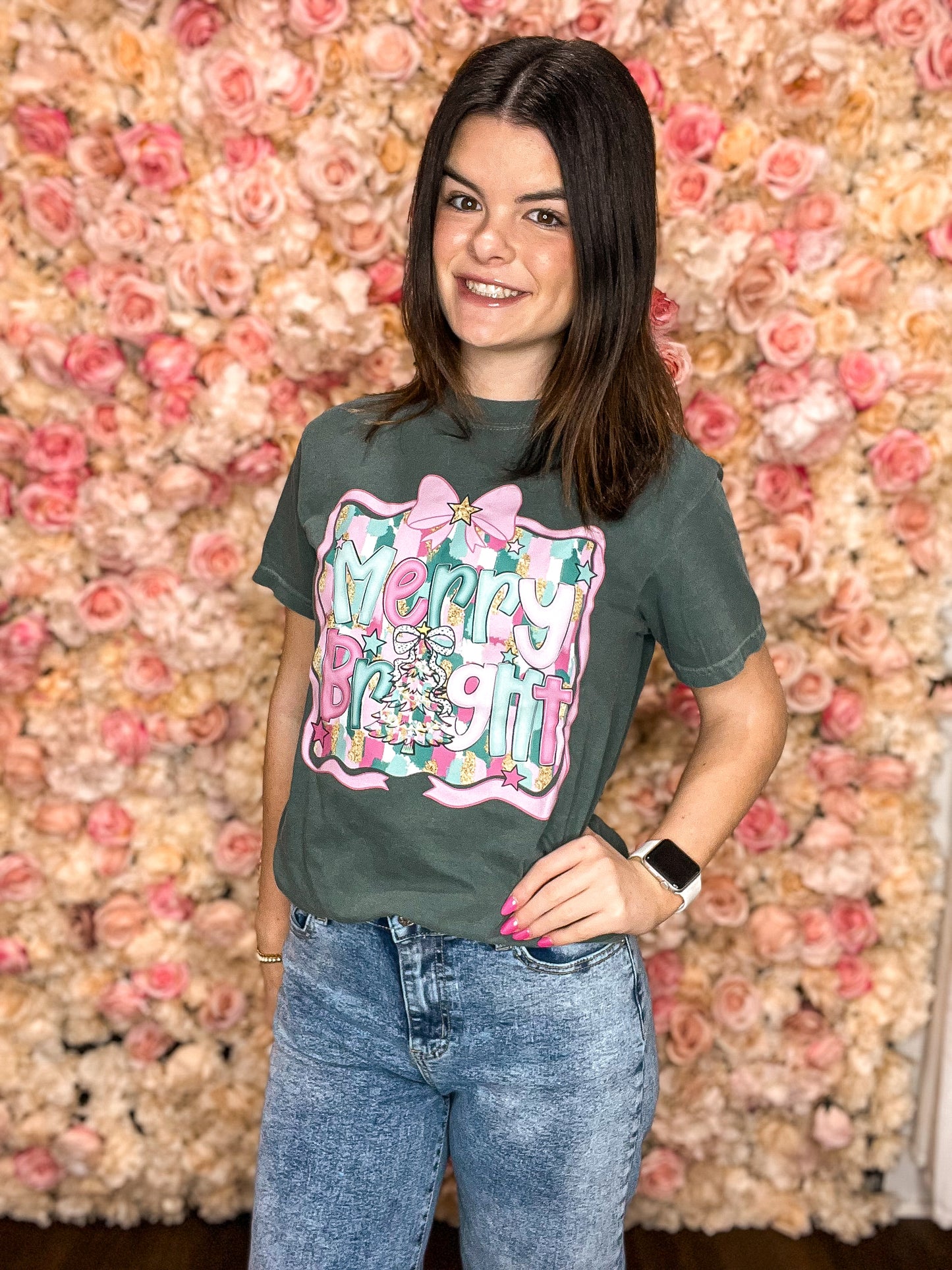 Merry & Bright Graphic Tee