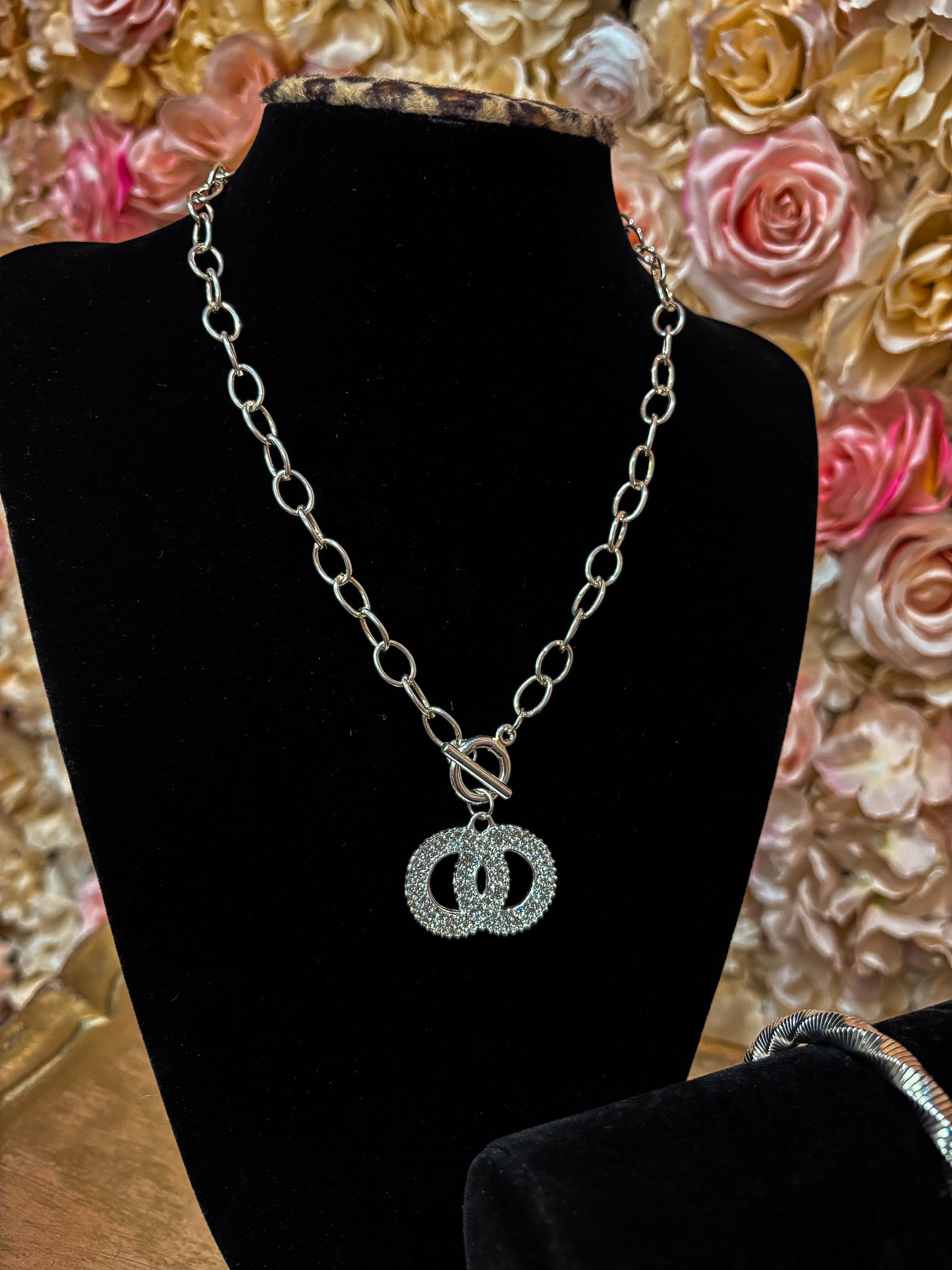 Double Link Bling Necklace