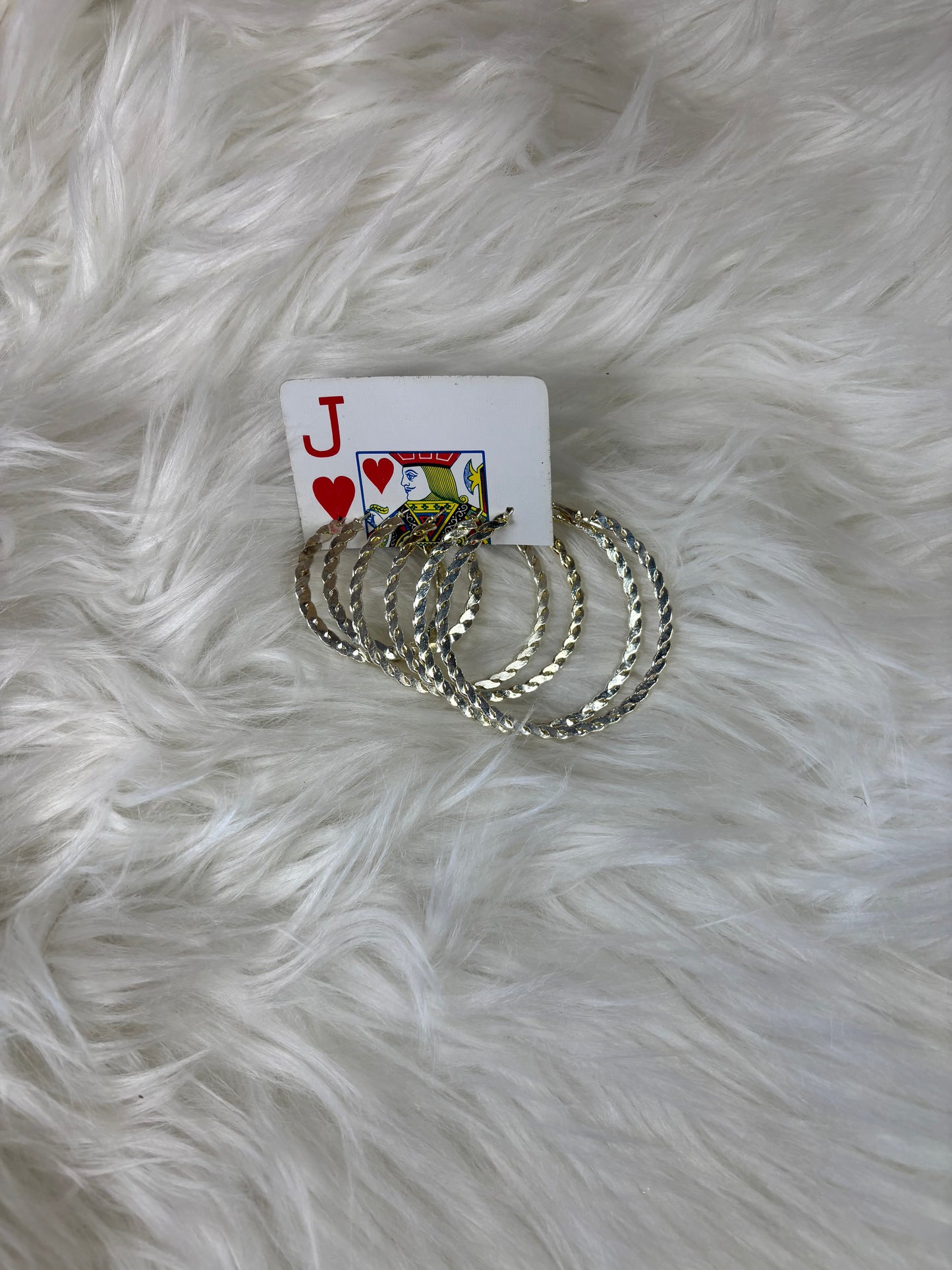 Braided Gold Hoop Set