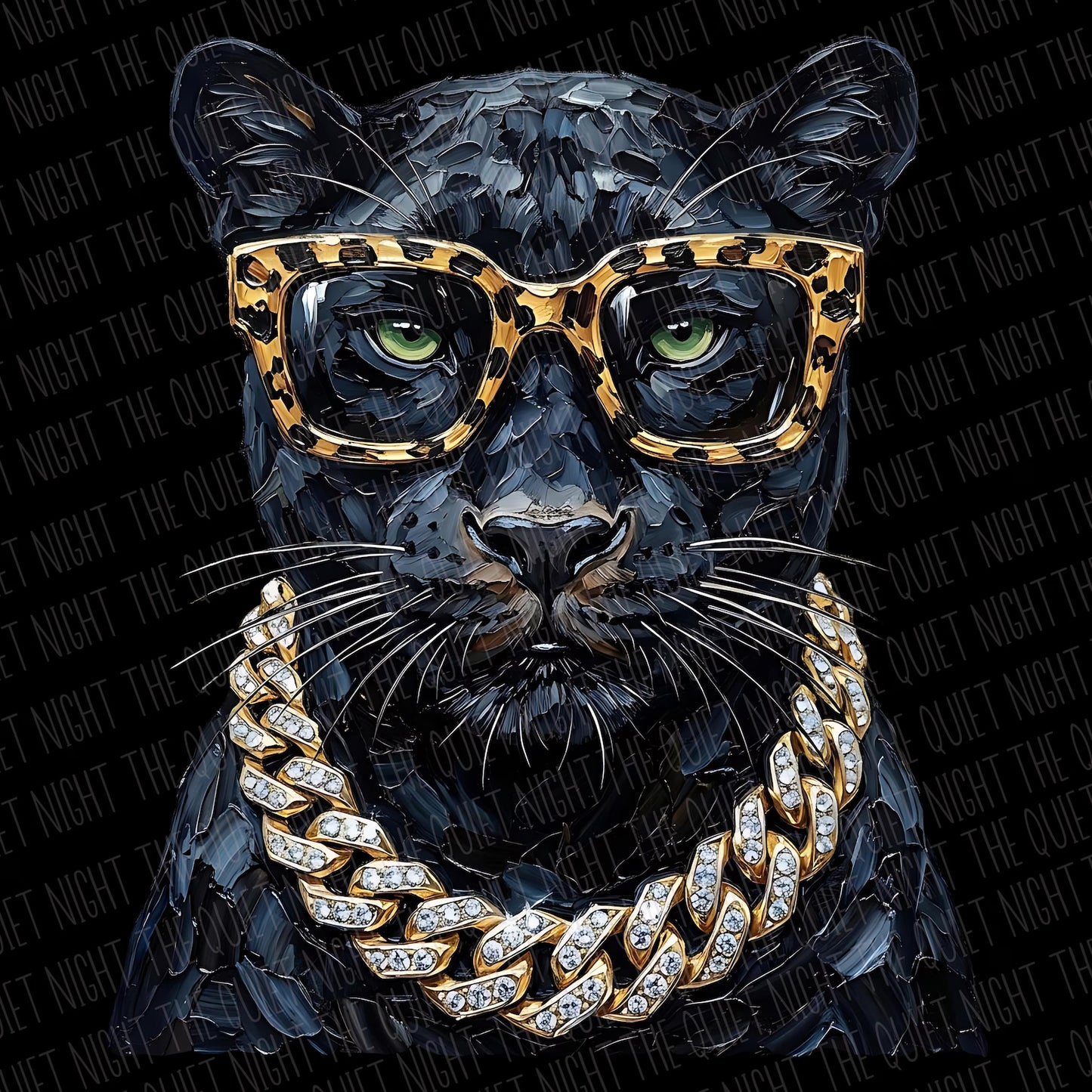 Glam Panther Mascot Graphic Tee