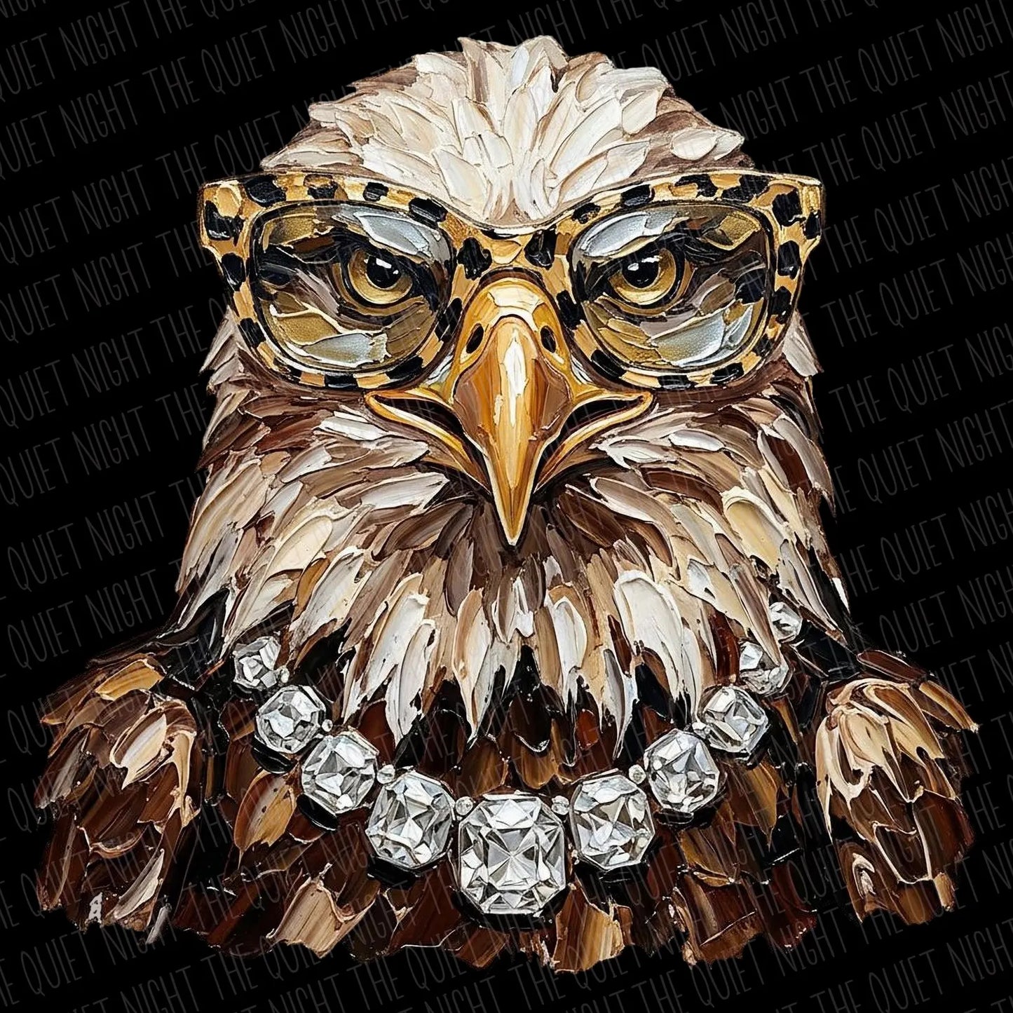Glam Eagle Mascot Graphic Tee