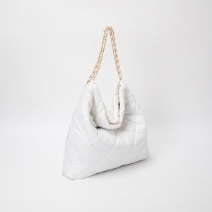Quilted Puffy Hobo Bag