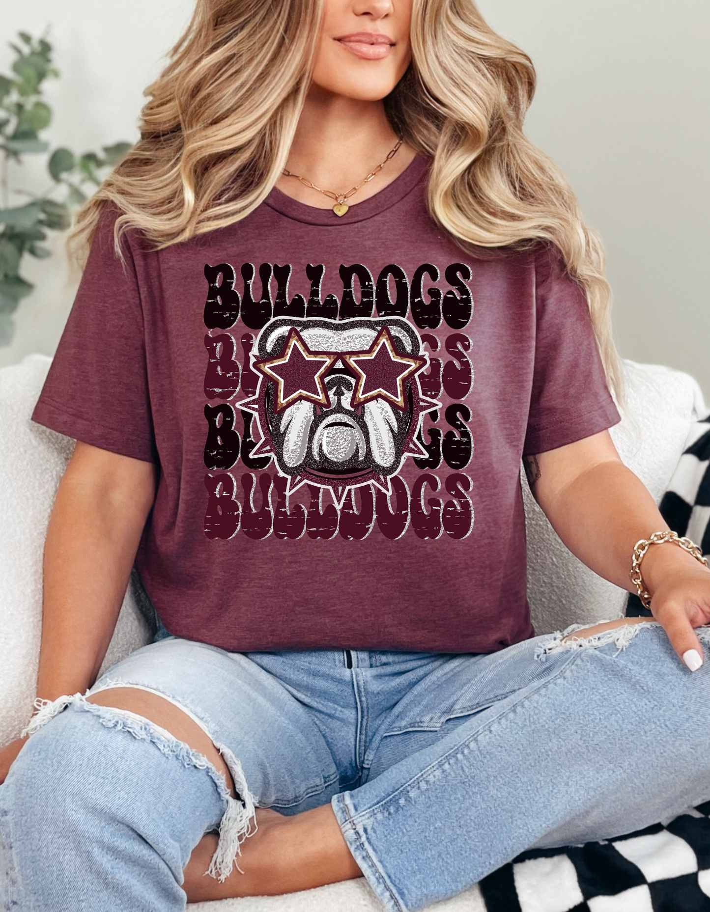 Bulldogs Star Eyes Tee