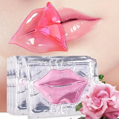 Pink Crystal Collagen Lip Masks