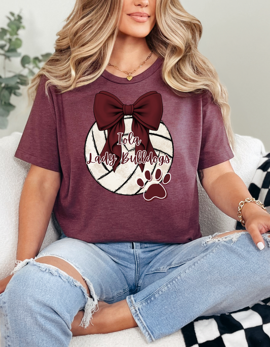 Big Bow Volleyball Tee