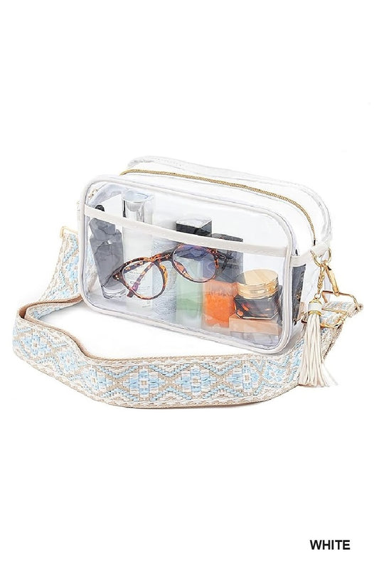 Clear Courtney Stadium Crossbody