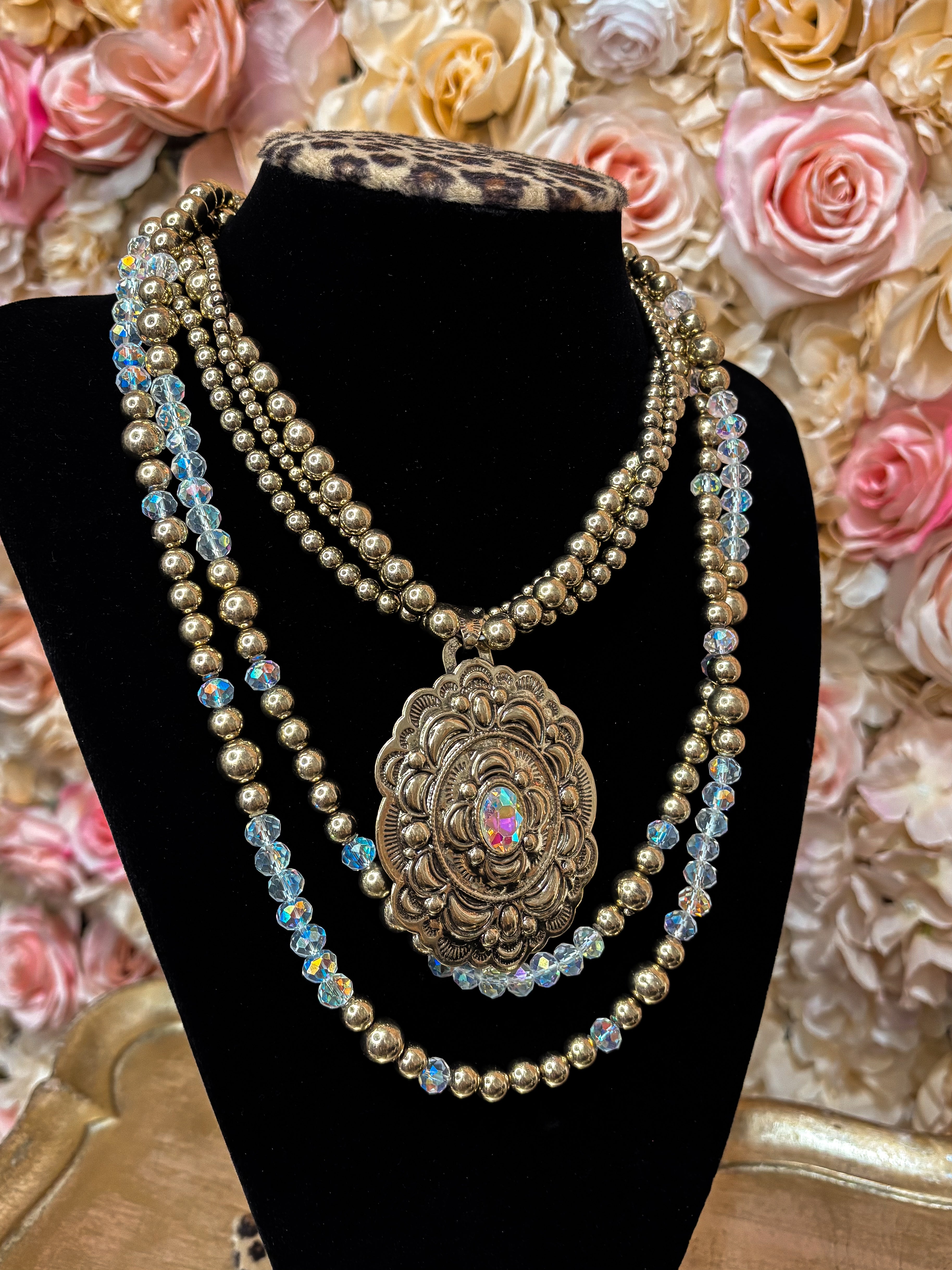 Vintage Elegance Layered Necklace