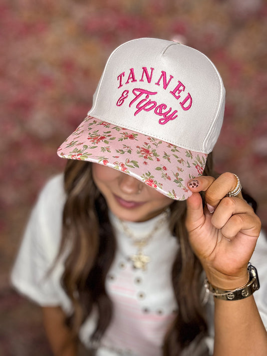 Tanned & Tipsy Canvas Trucker Hat