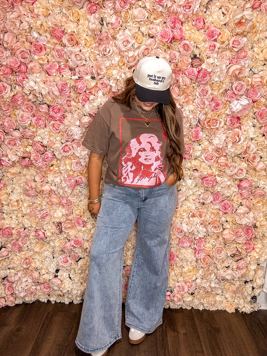 Beau Blue High Waist Ultra Wide Leg Jeans