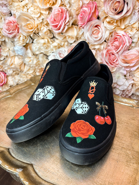 Customizable Canvas Slip-On Sneakers