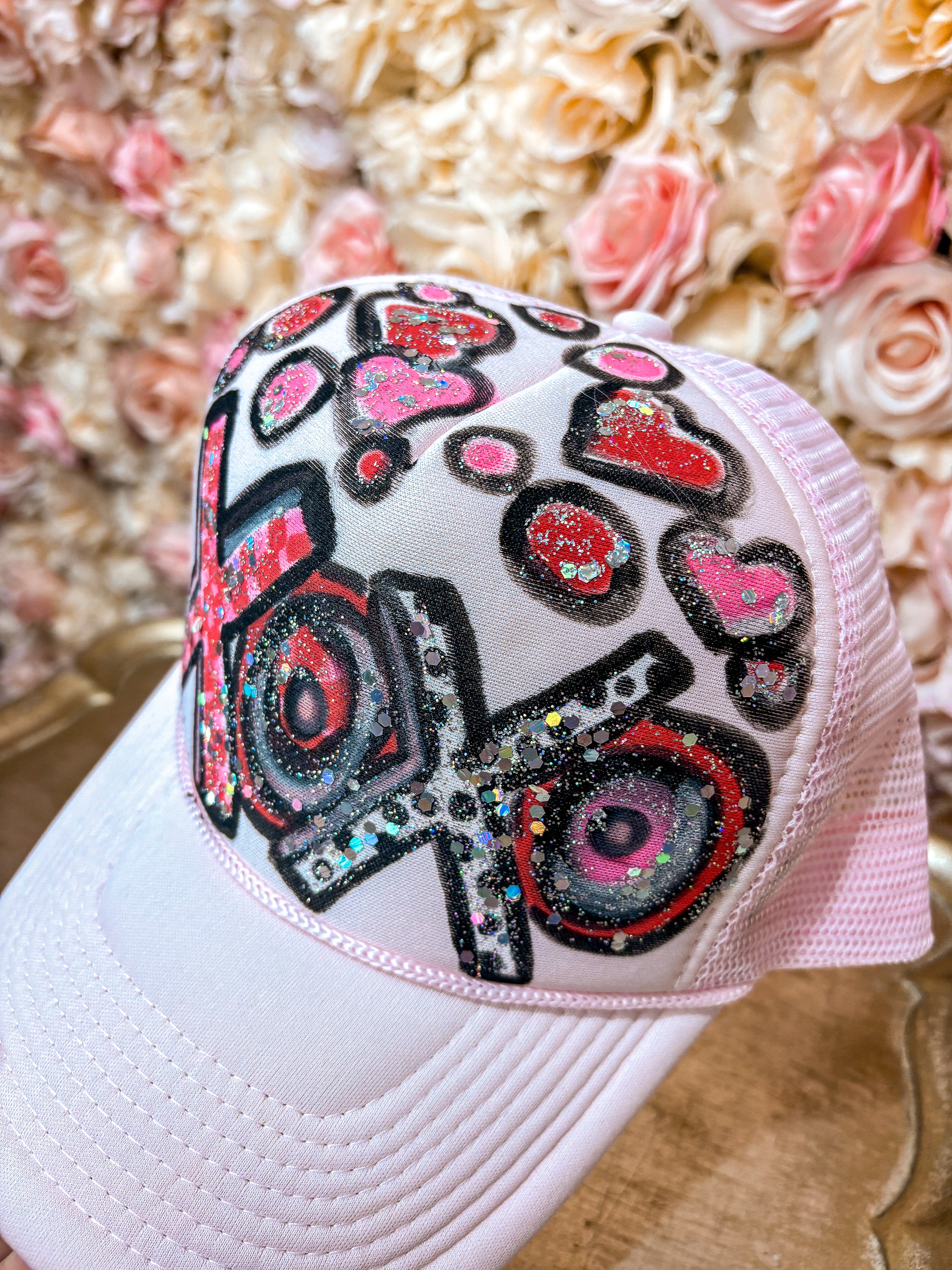 Sparkle XOXO Trucker Hat
