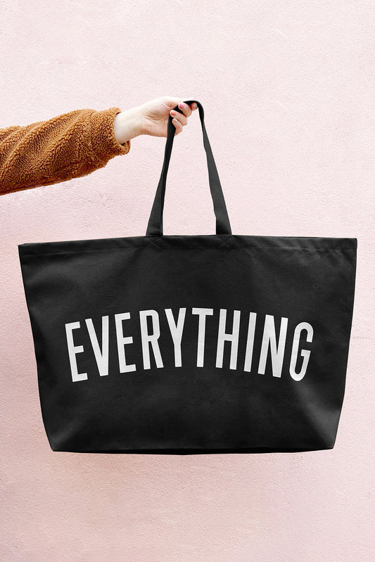 EVERYTHING Large Canvas Tote