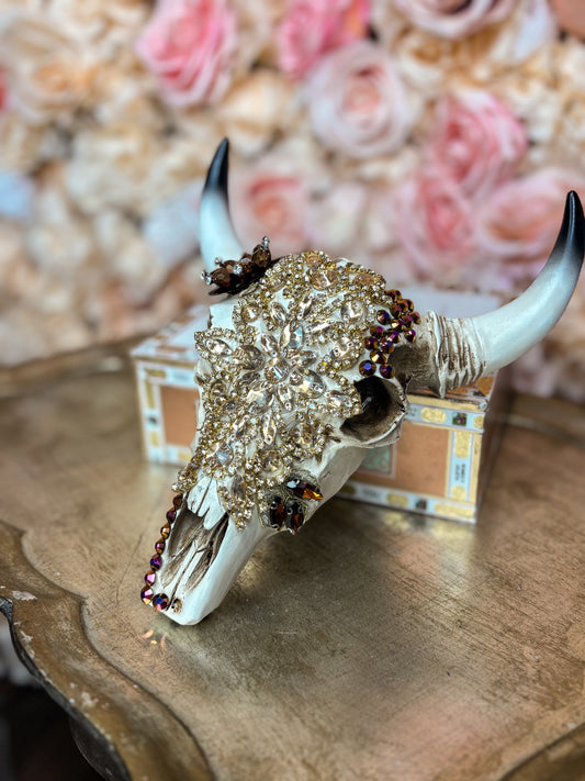 Golden Majesty Wall Skull