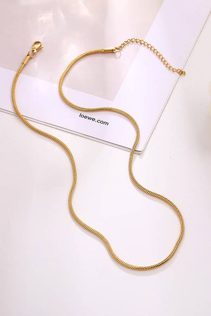 Stainless Steel Waterproof Tarnish Free Necklace