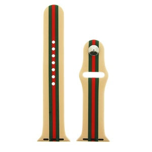 Color Stripe Brown Smart Watch Band