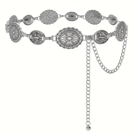 Silver Concho Belt