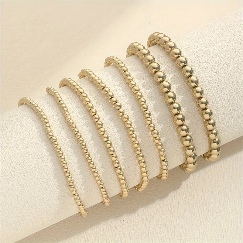 7 Pcs Multi Stack Bracelets