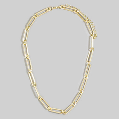 Chunky Paperclip Chain Necklace
