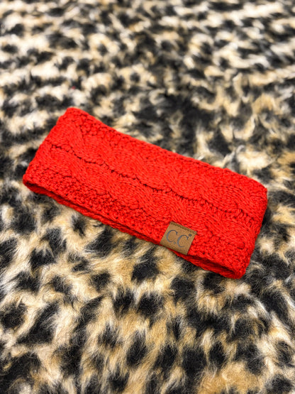 C.C Fur Lined Head Wraps