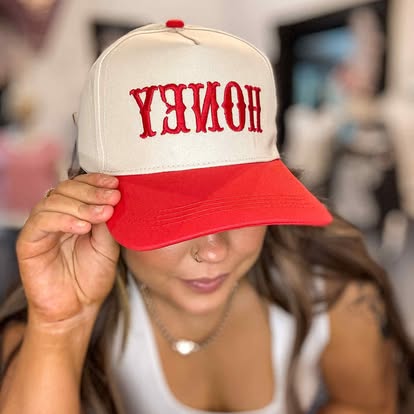 Honey Canvas Trucker Hat