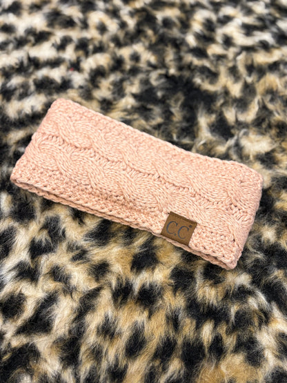 C.C Fur Lined Head Wraps