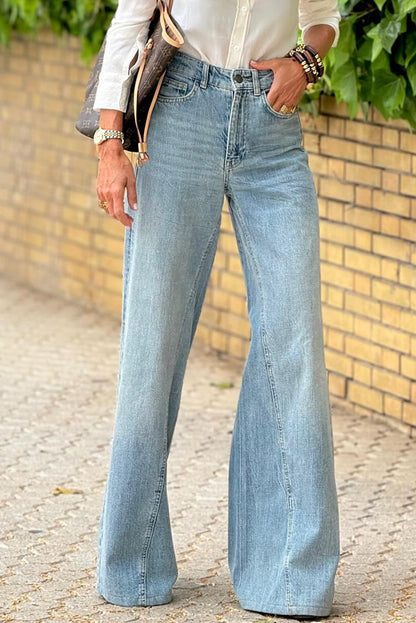 Dusk Blue Acid Wash Jeans