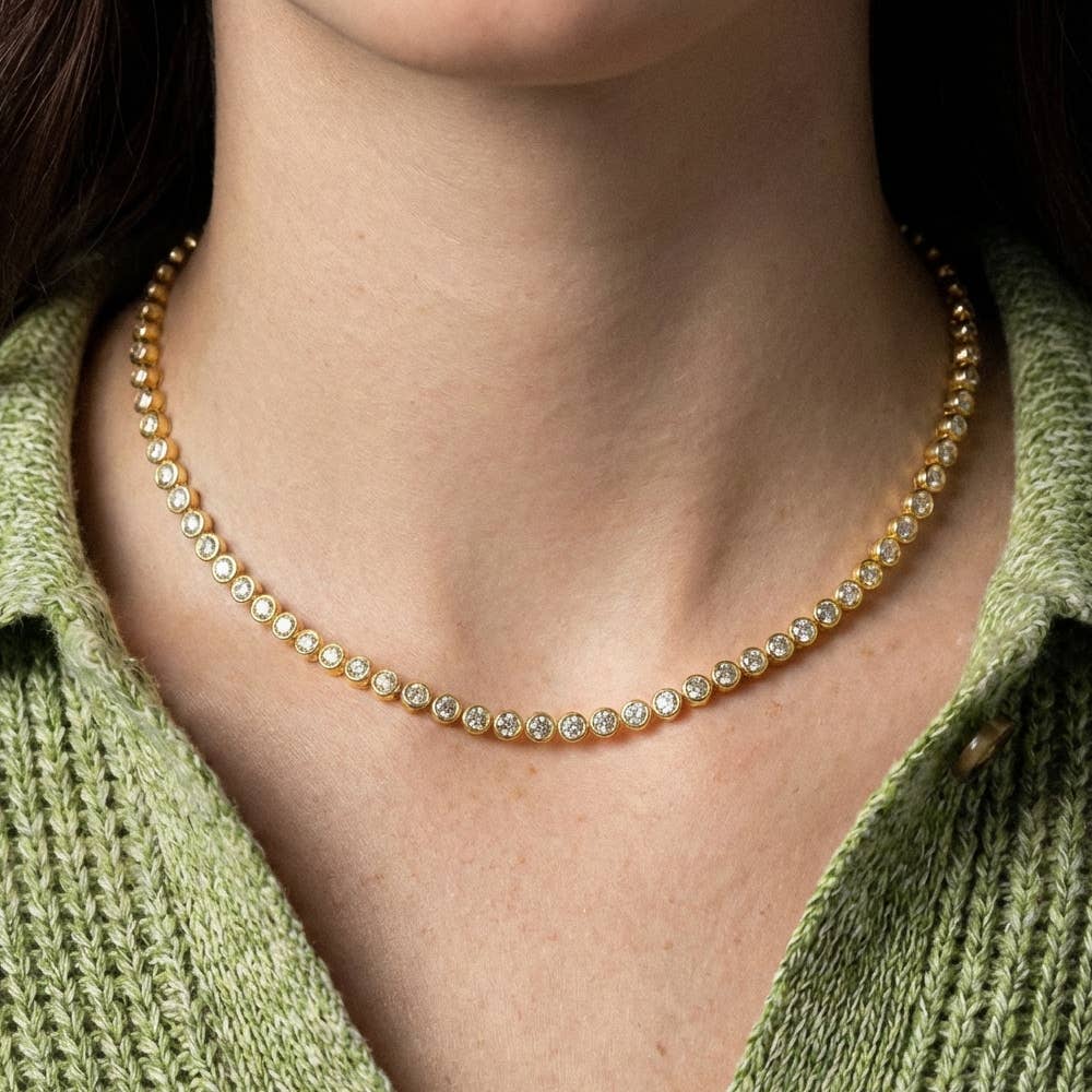 Classic Tennis Chain Necklace