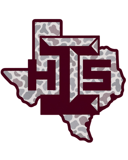 Men’s Camo School Spirit Pocket Tee