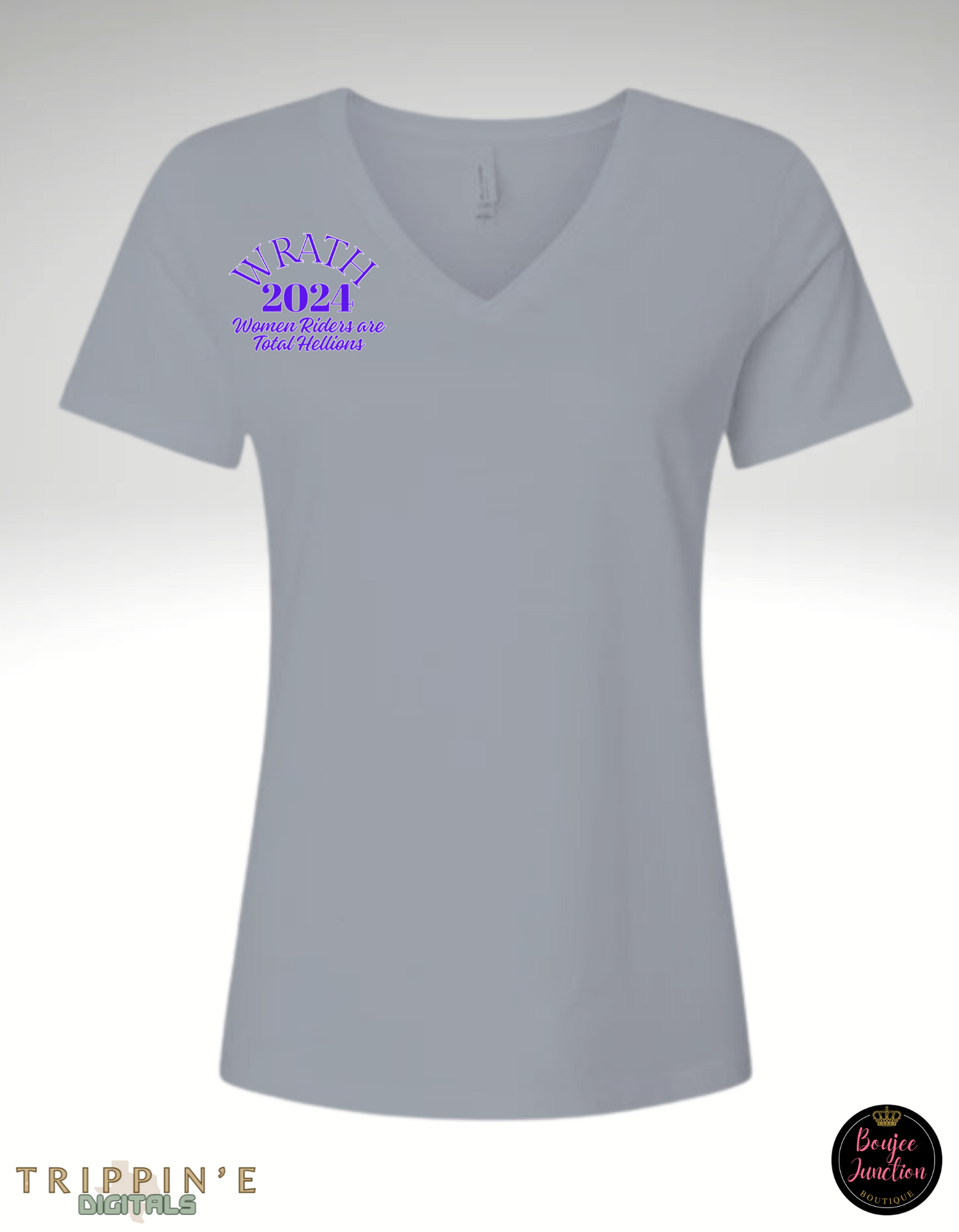 Official WRATH 2024 Rally Women's Ideal V Neck Tee