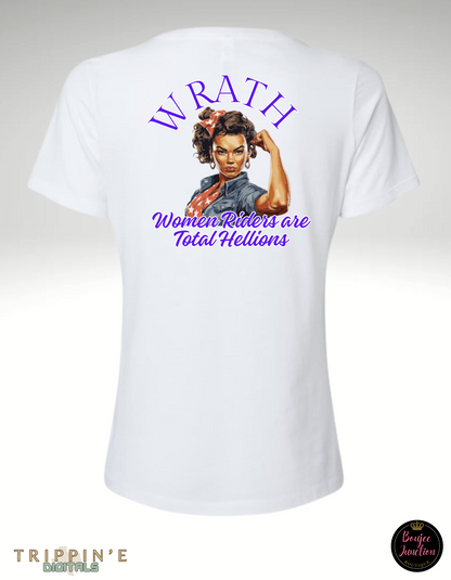 Official WRATH 2024 Rally Women's Ideal V Neck Tee