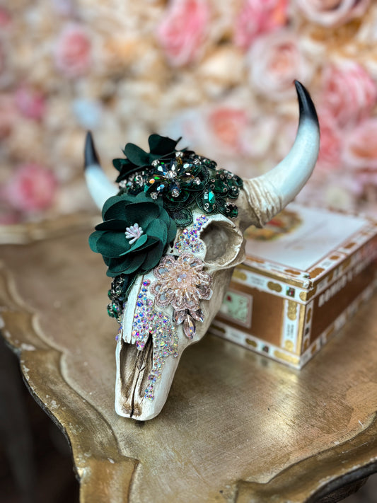Emerald Heiress Wall Skull