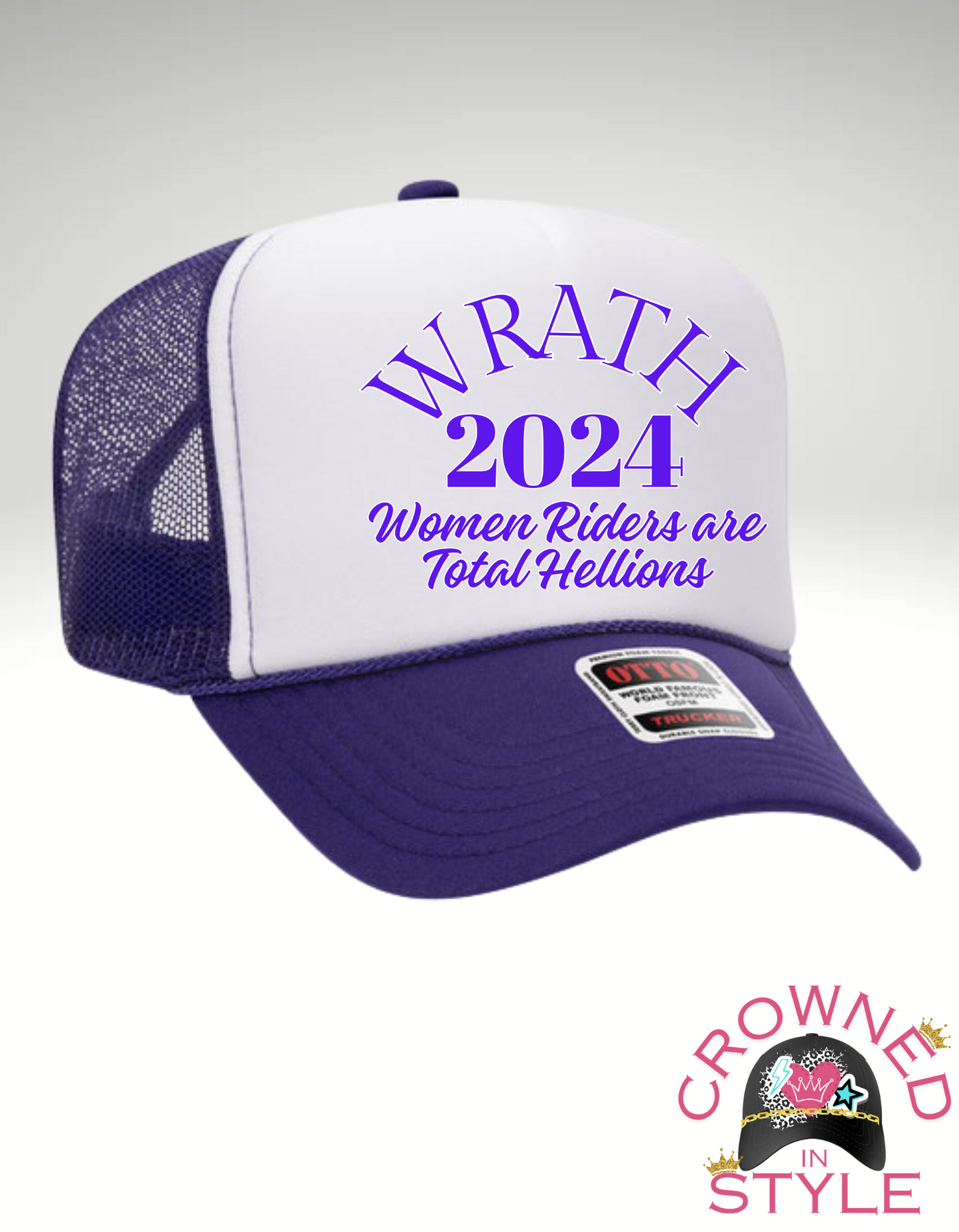 Official WRATH 2024 Rally Trucker Hat in Purple