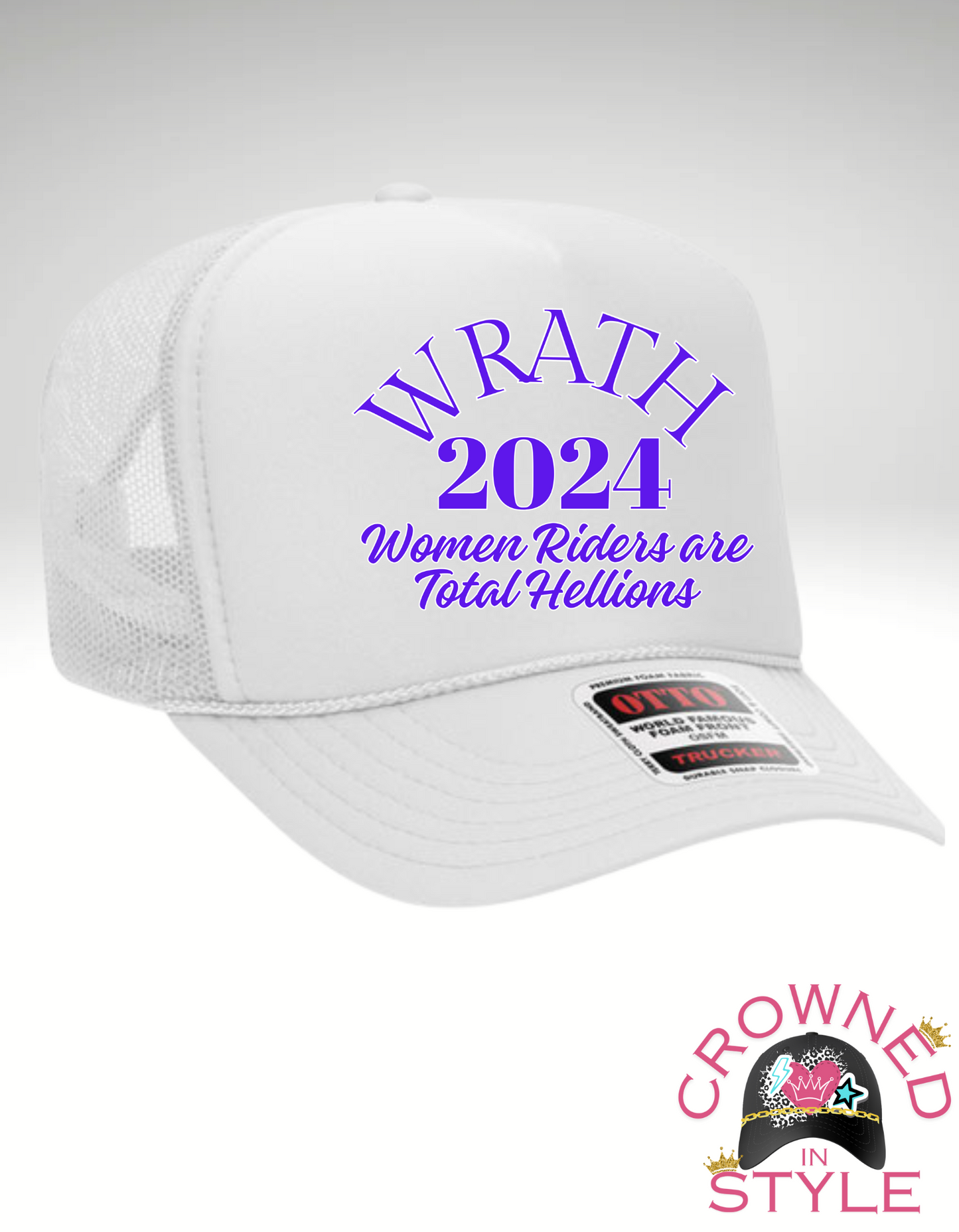 Official WRATH 2024 Rally Trucker Hat in White