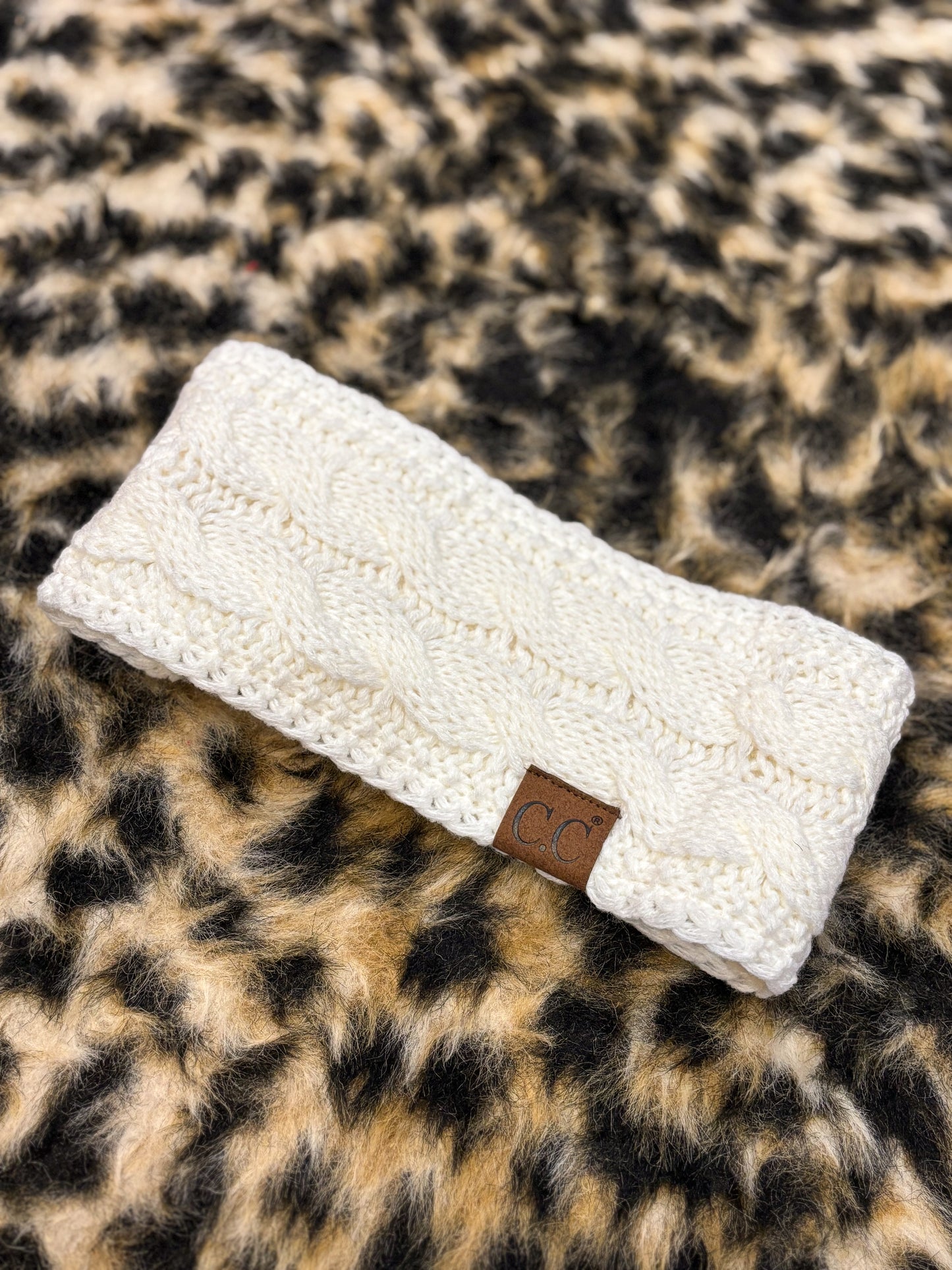 C.C Fur Lined Head Wraps