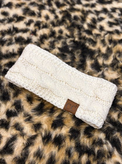 C.C Fur Lined Head Wraps