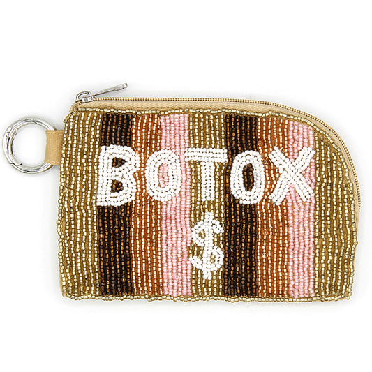 Botox Money Seed Bead Coin Purse