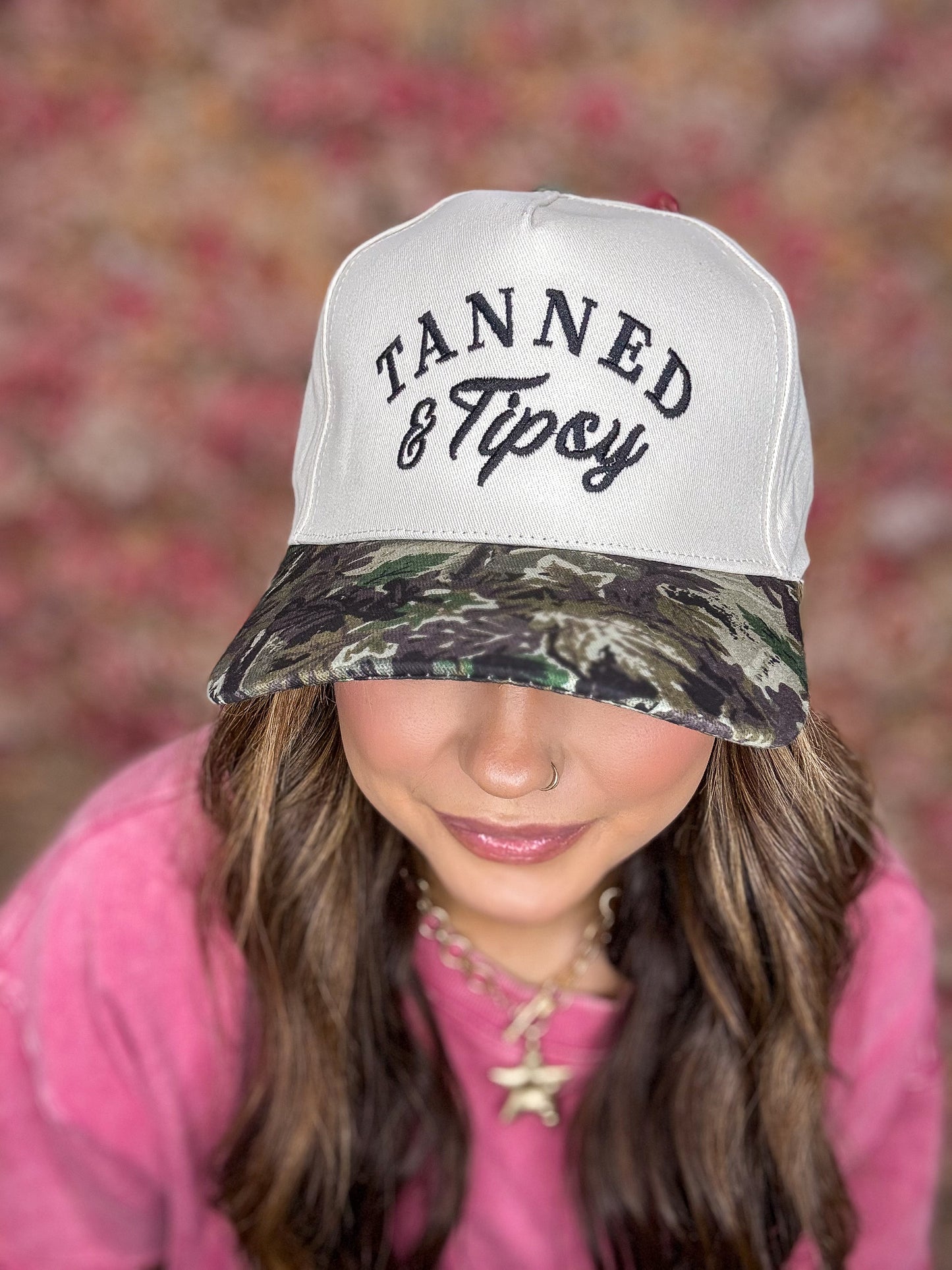 Tanned & Tipsy Canvas Trucker Hat