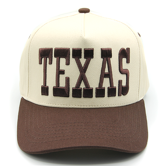 C.C. Texas Embroidered Trucker Cap Brown