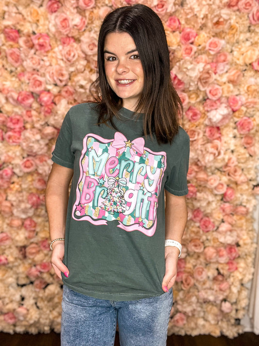 Merry & Bright Graphic Tee