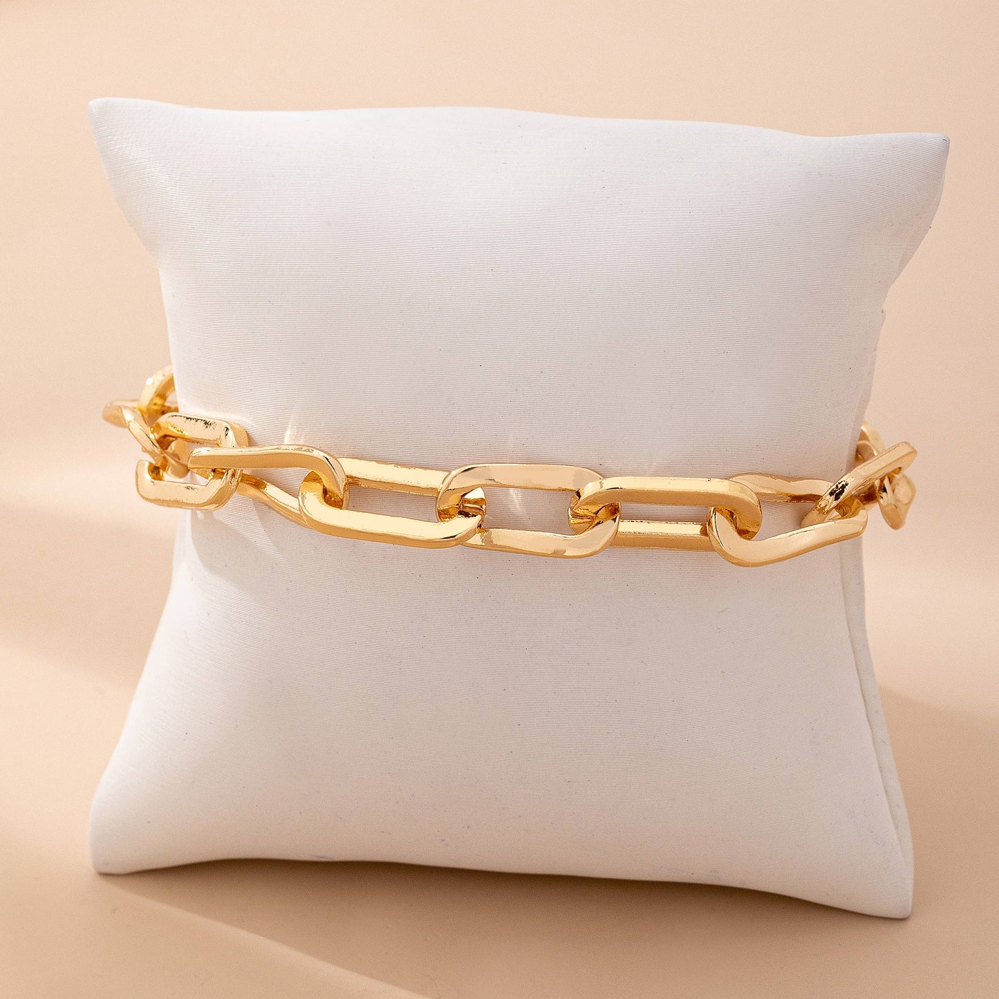 Chunky Gold Link Bracelet