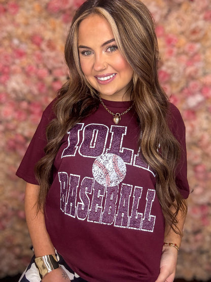 Retro Iola Baseball Tee