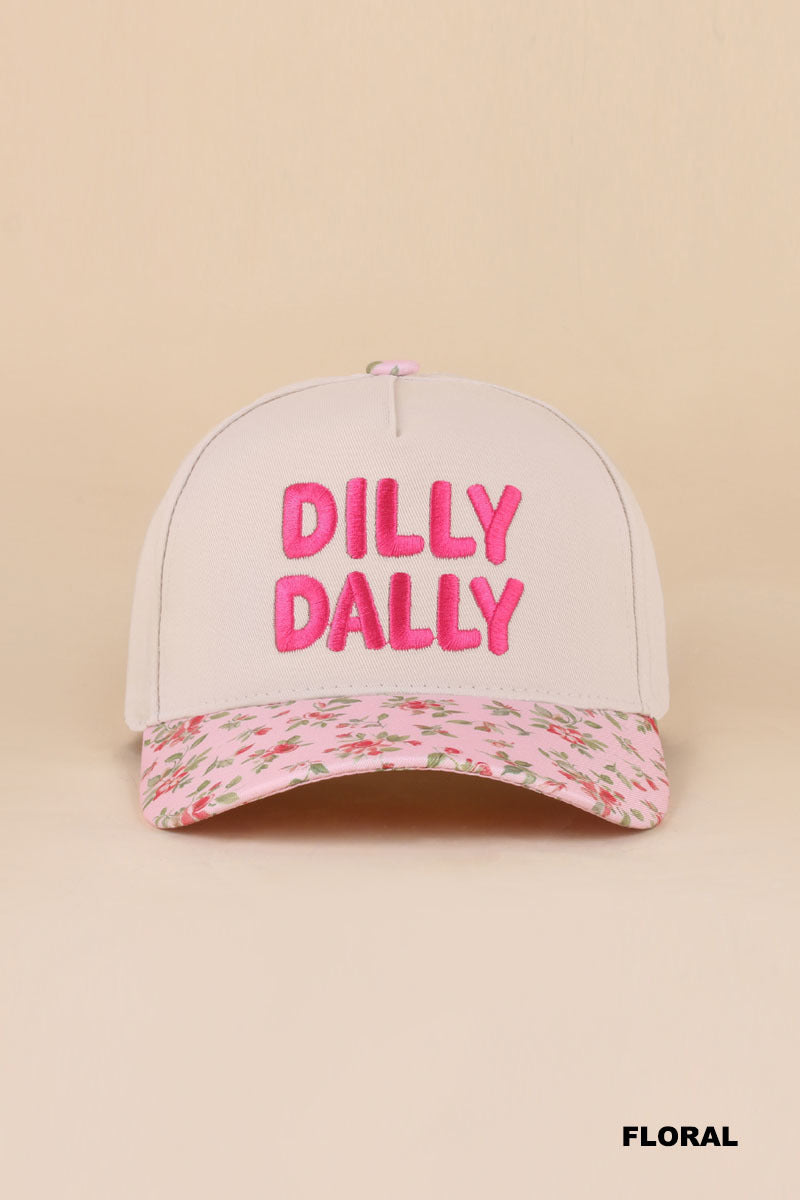 Dilly Dally Canvas Trucker Hat