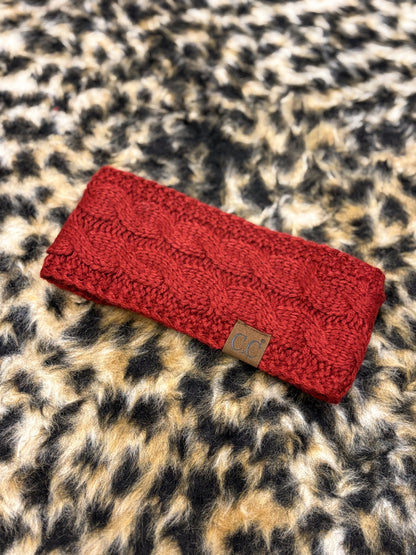 C.C Fur Lined Head Wraps