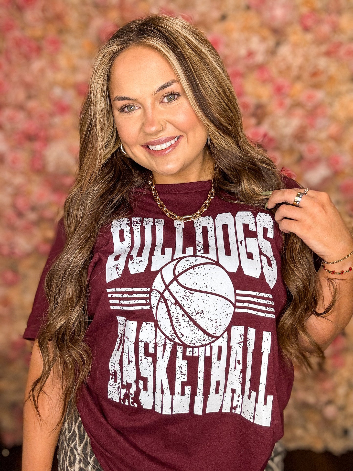 Bulldogs Retro Basketball Tee