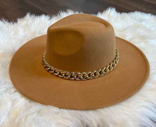 Tan Embellished Rancher Hat